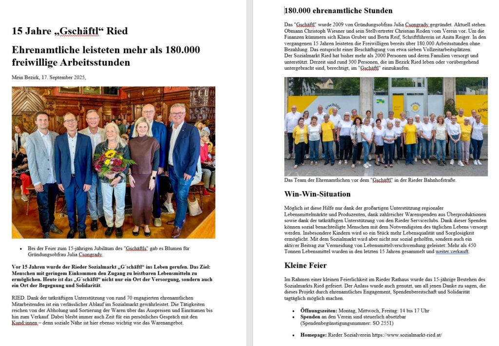 Mein Bezirk, 17.9.2025