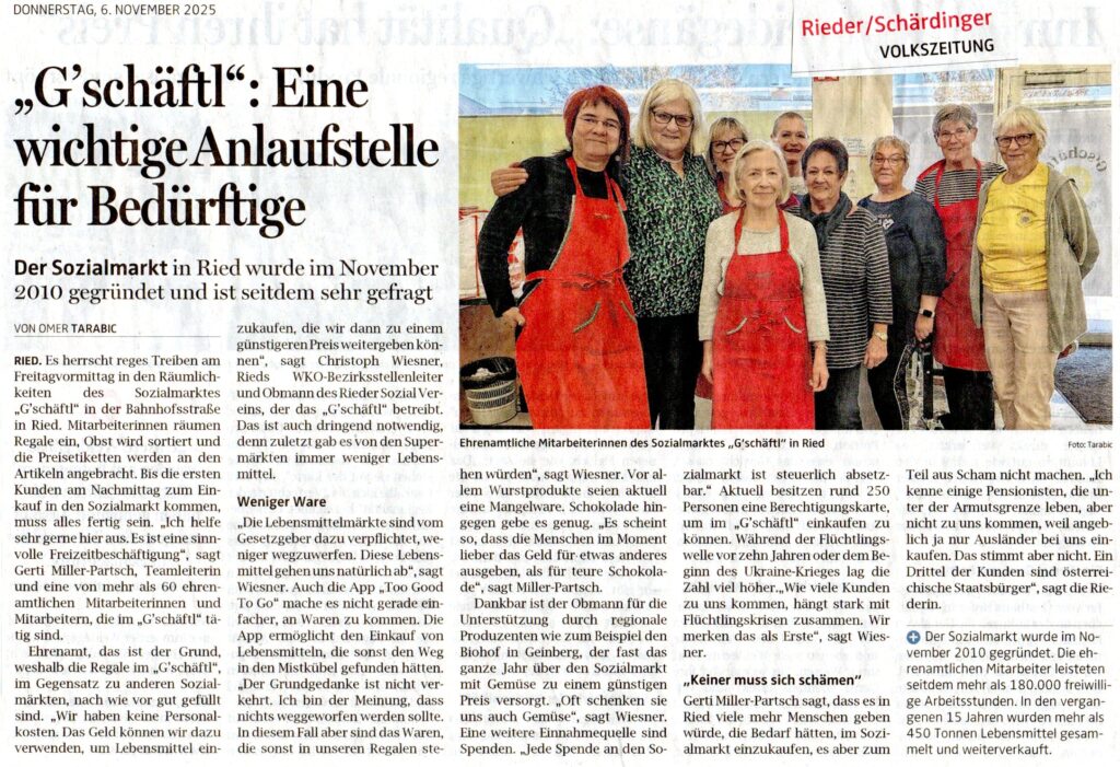 Rieder Volkszeitung 6.11.2025